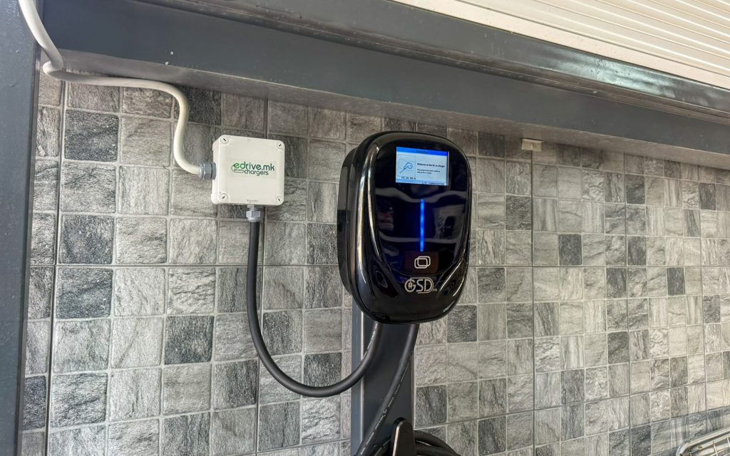 22kw ev polnac privatna instalacija skopje edrivemk